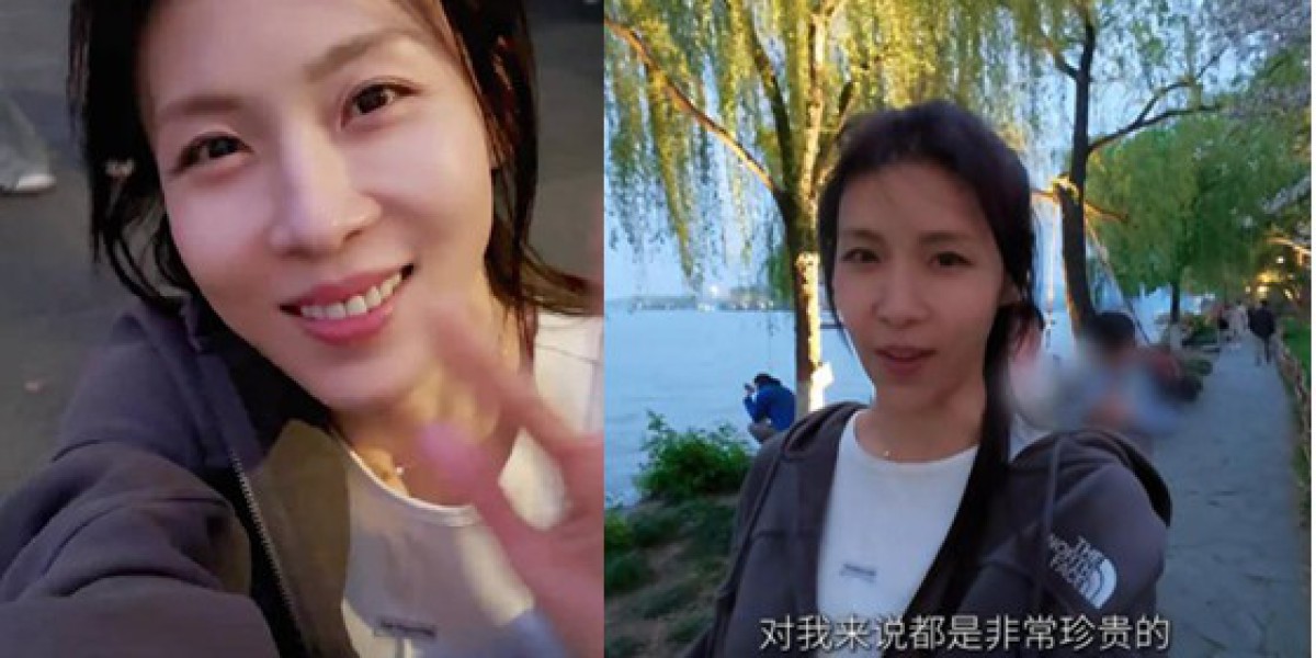 47岁韩国影后河智苑西湖独自夜跑，素颜状态碾压同龄人!